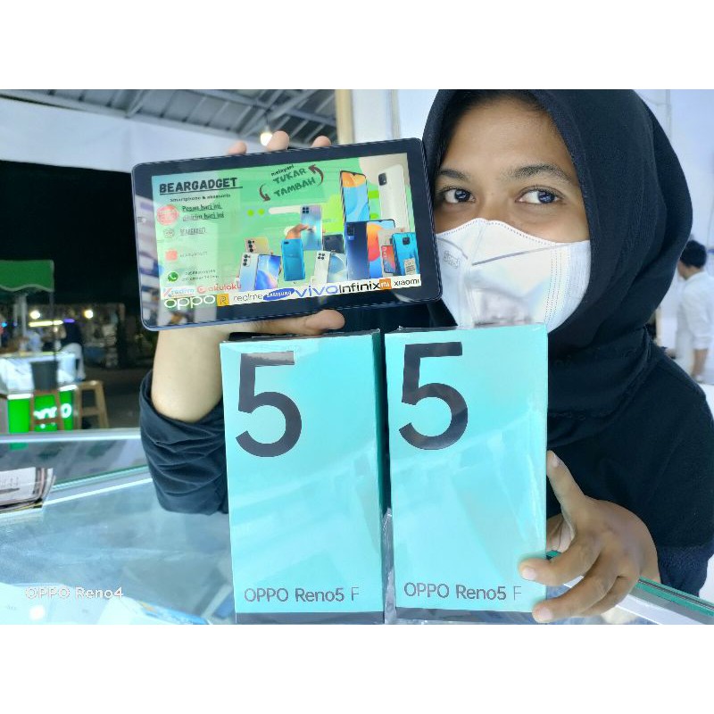 OPPO RENO5F 8/128 GARANSI RESMI