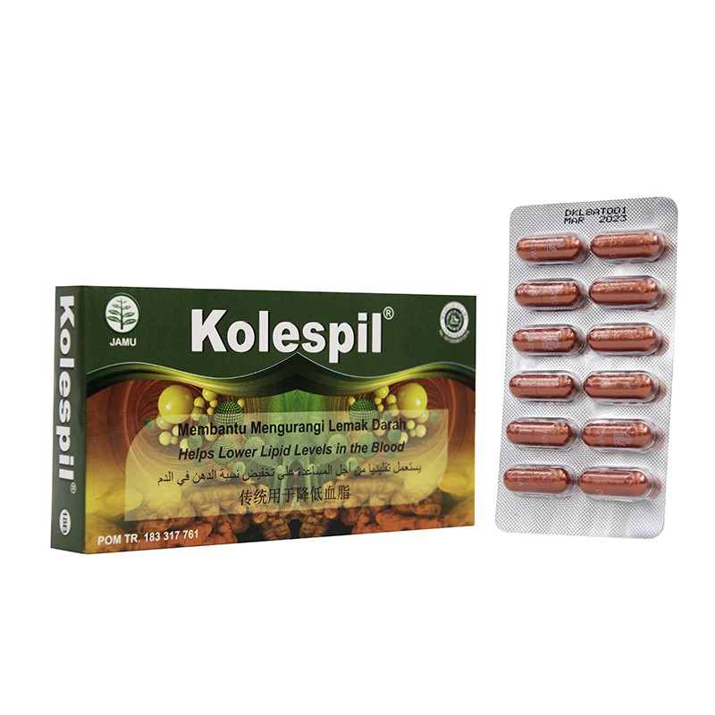 Kolespil 12 Kapsul - Dami Sariwana - Mengurangi kolestrol