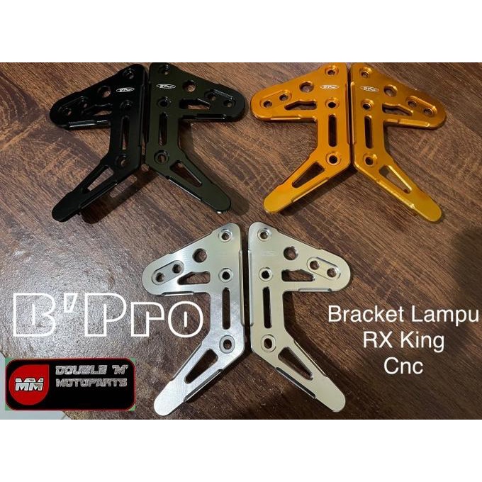 Bracket Breket Lampu RX King Kupingan Lampu RX King CNC Bpro
