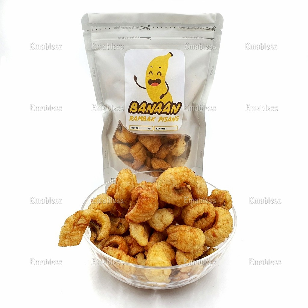 

Banaan Keripik Rambak Pisang Crispy 80gr