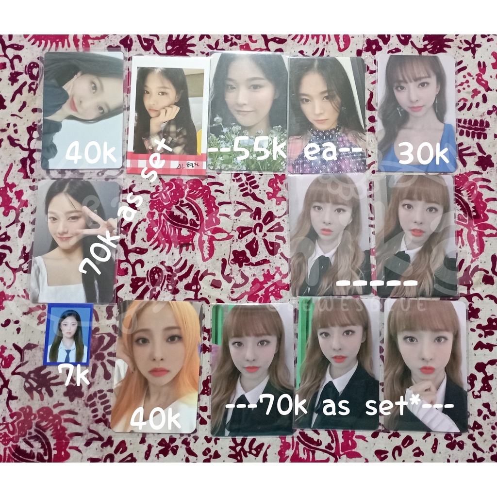 Photocard LOONA Hyunjin Vivi