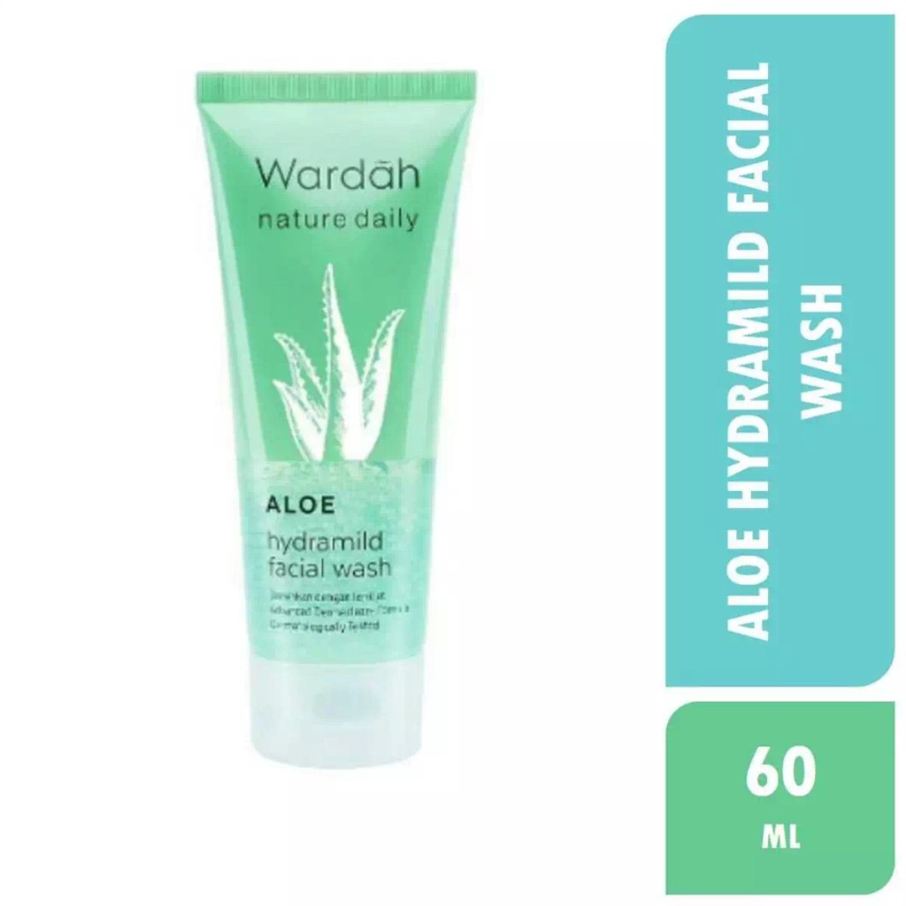 Wardah Nature Daily Aloe Hydramild facial wash | Wardah Aloevera
