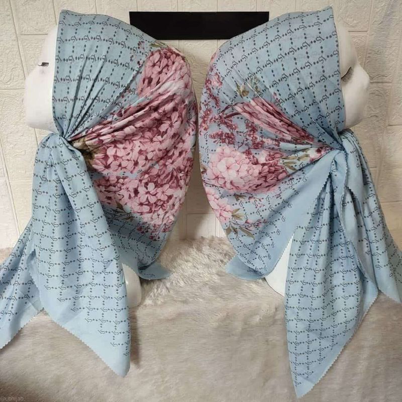 Hijab Motif Lasabelle / Hijab Branded Segiempat