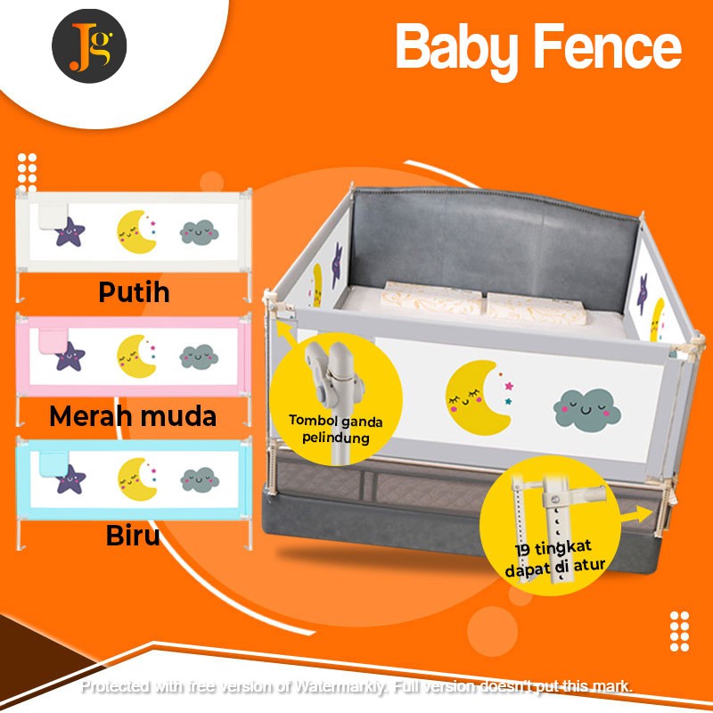 Baby Bedrail Bedrail Pembatas Kasur Bayi Pagar Pengaman Kasur Bed Rail