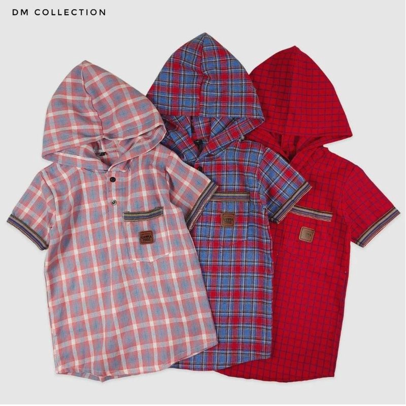 Koko kurta hoodie anak laki laki usia 2-8th | kurta hoodie kotak anak