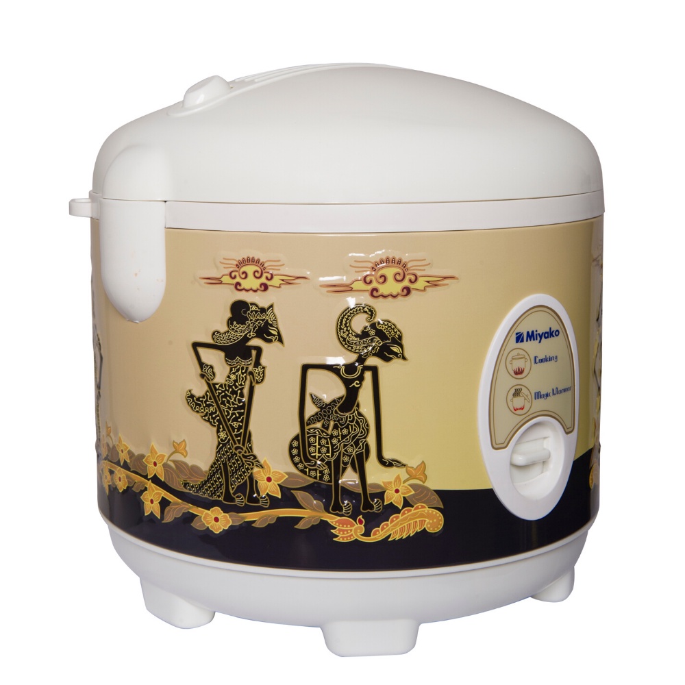 Miyako Rice Cooker MCM508 (Motif Batik Wayang)– Magic Com 1.8 Liter 3in1 395 Watt / Penanak Nasi