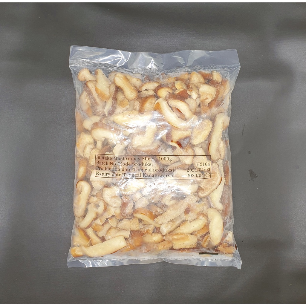 JAMUR SHITAKE MUSHROOM SLICE FROZEN 500GR / 1KG