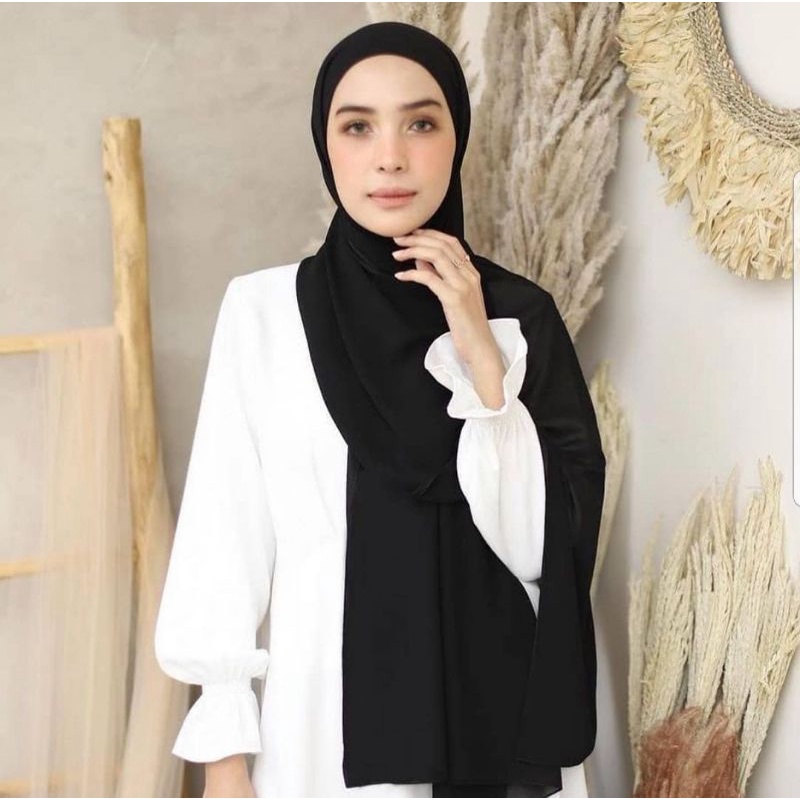 Jilbab Pashmina Ceruty Inner Pashminer Ori Alsha-4