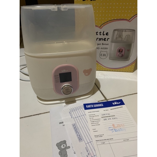 bottle warmer bear preloved