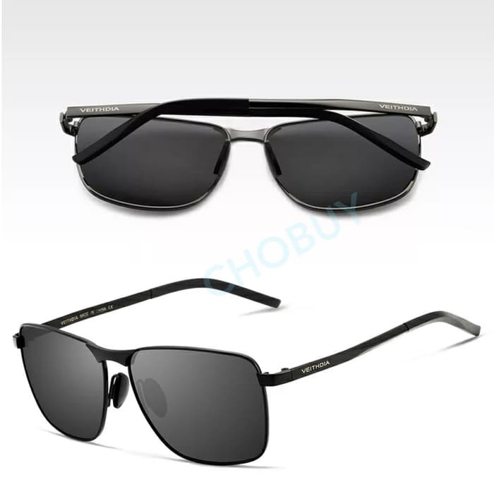 Kacamata Sunglasses Kaca Mata ORI Polaroid Pria kacamata Polarized Veithdia Polarisasi Berkendara