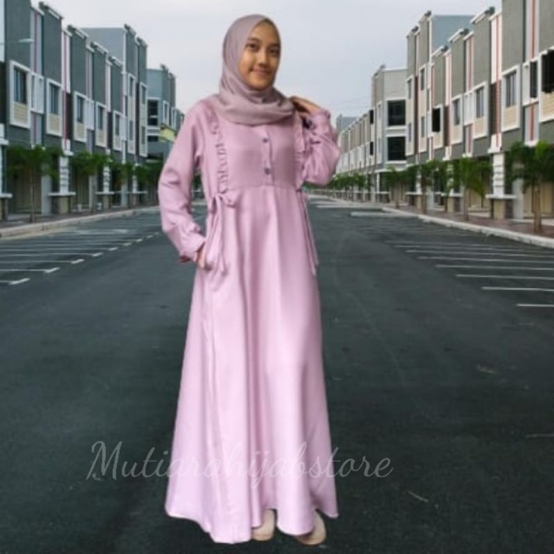 Mutiarahijab New Gamis Zahrani Shakila Syakila Polos