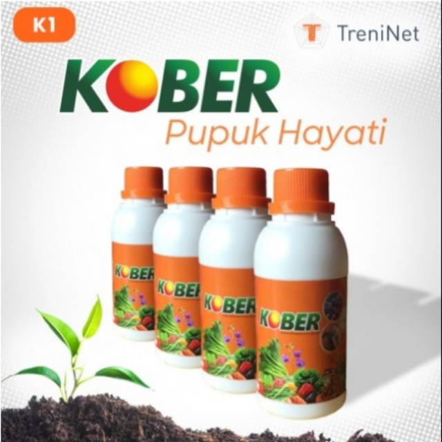 KOBER pupuk hayati (4 botol)