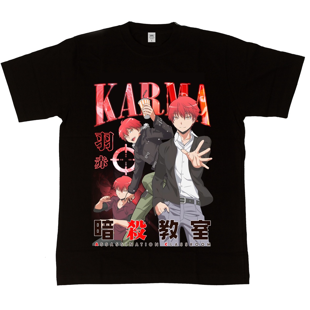 Animood - Tshirt Karma Akabane Assasination Clasroom Homage Series