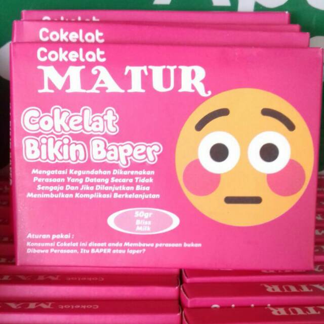 

Coklat bikin baper