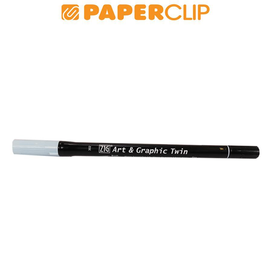 

PEN BRUSH ZIG KURETAKE TUT-80 ART & GRAPHIC TWIN 302 HAZE BLUE