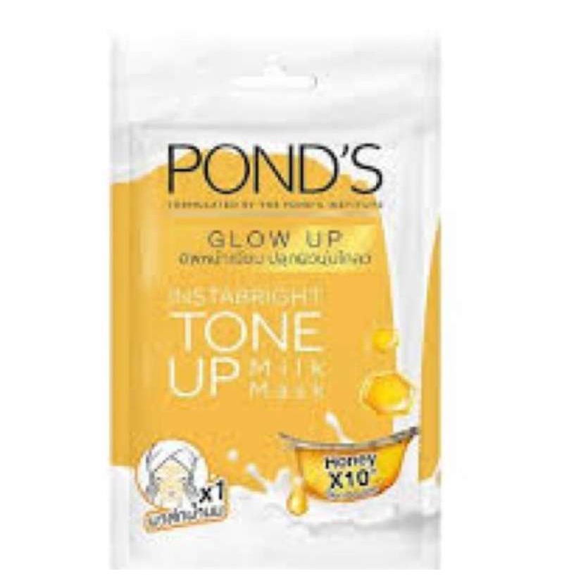 Pond's Instabright Tone UP Milk Mask Glow UP Honey 25g