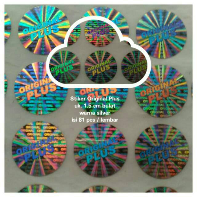 

Stiker Segel Original Plus