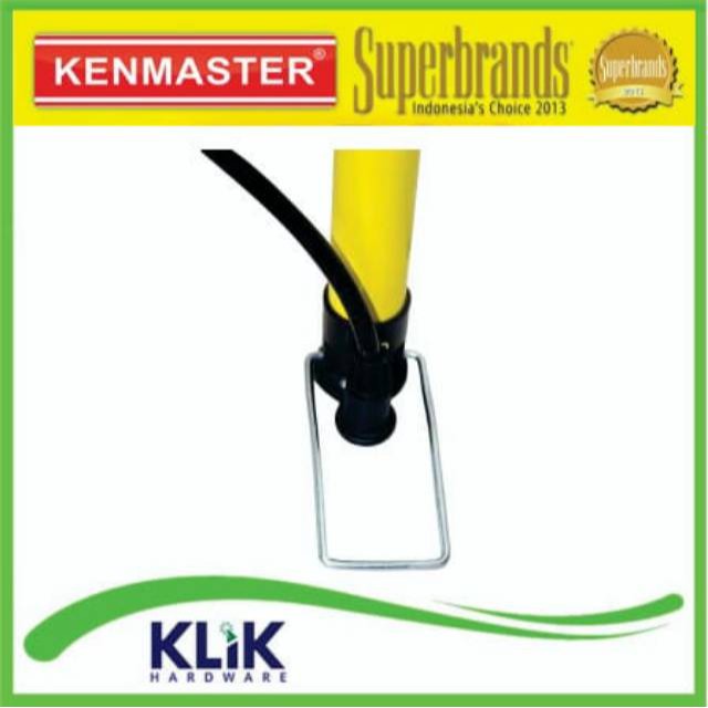 Kenmaster Pompa Sepeda Tabung Aluminium Tanpa Meter