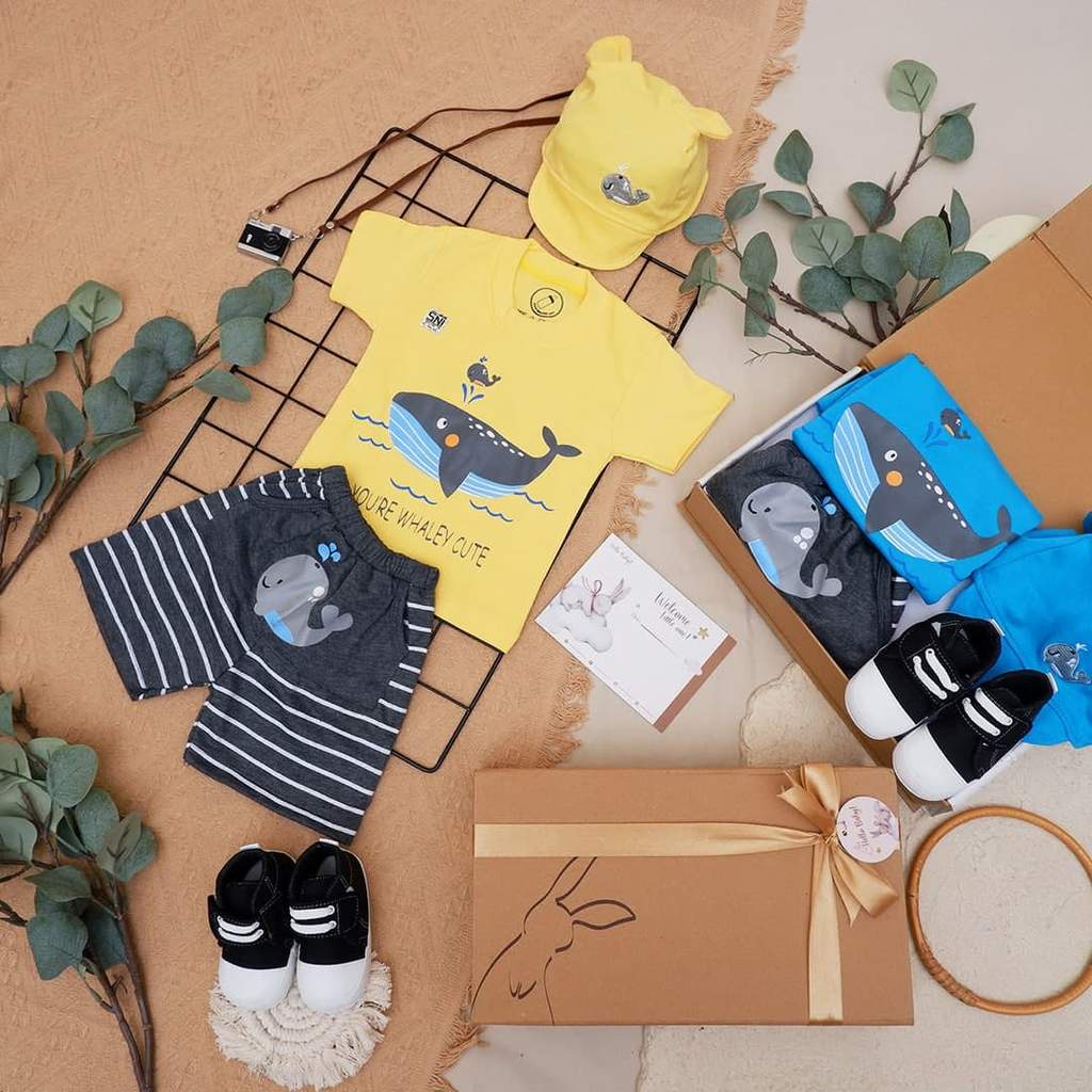 LIO036 Boys Baby Hampers 0-12 months/ Hampers bayi newborn/ Kado bayi/ baby boys gift set-Hawke Yellow