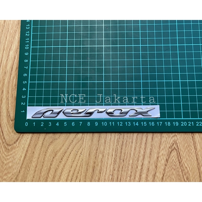 EMBLEM LOGO 3D CHROME AEROX