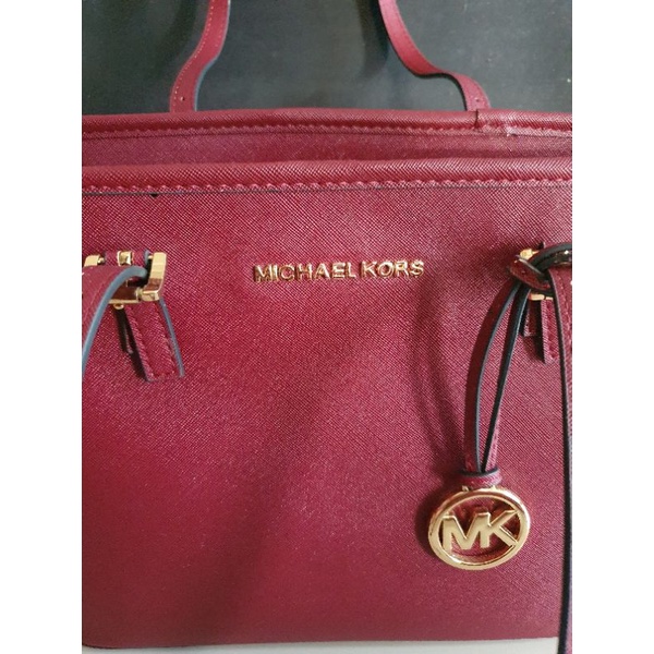 Tas Wanita Michael Kors Maroon Mirror XSOLDX