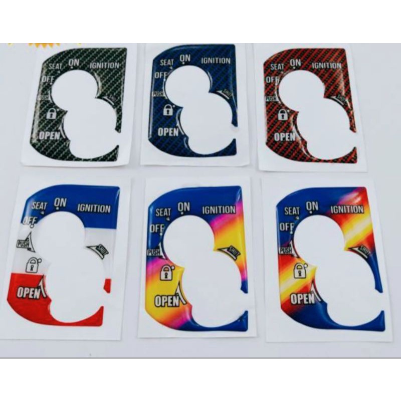 emblem kunci kontak Vario 110 fi/ kunci kontak Scoopy fi