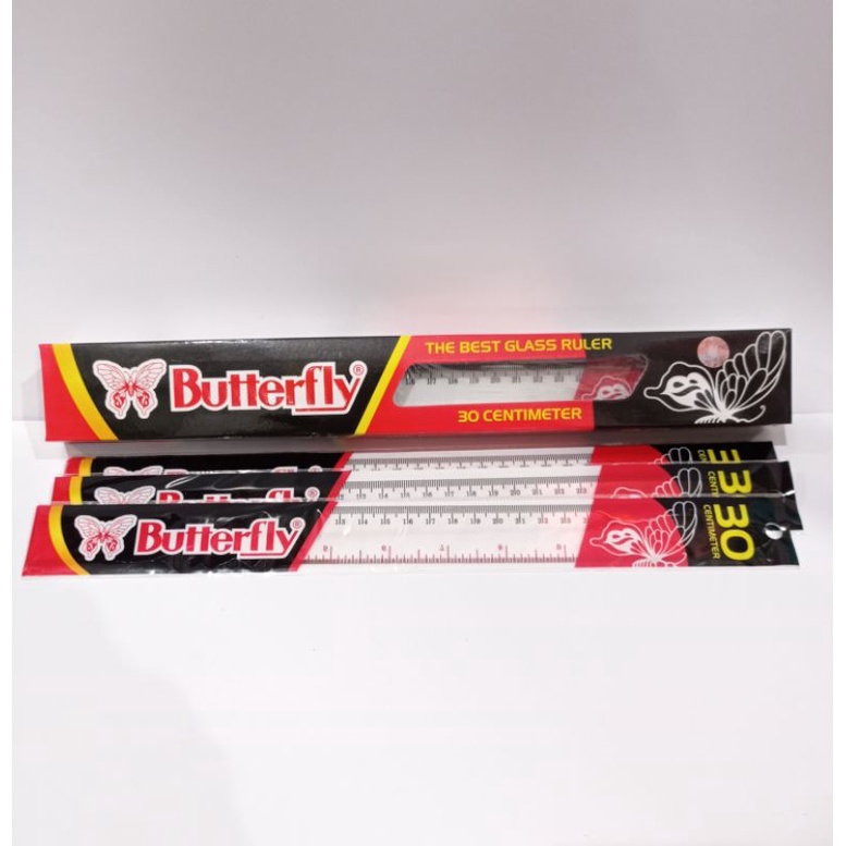 

PENGGARIS, BUTTERFLY 30 CM, RULLER, MISTAR