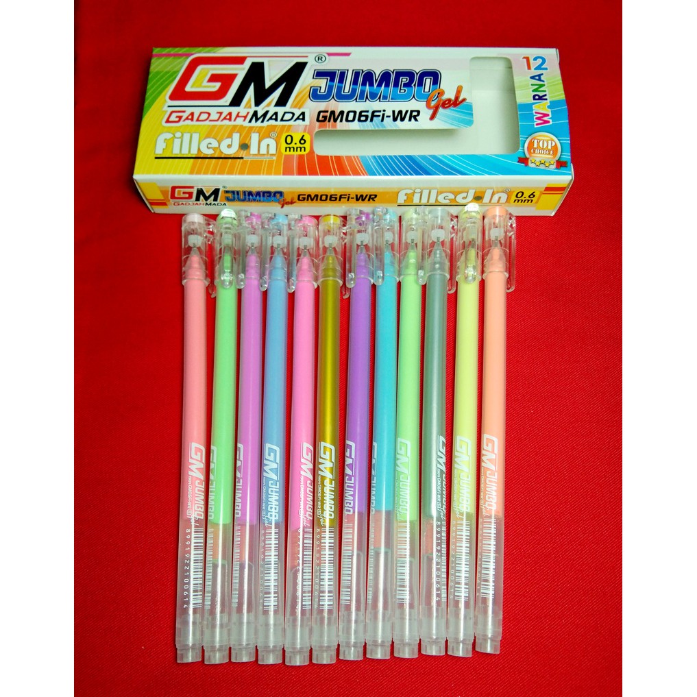 

GM 06FI-WR Jumbo Gel Warna 0.6 ( 1 Pack - 12 Pcs ) ( IRRA STORE )