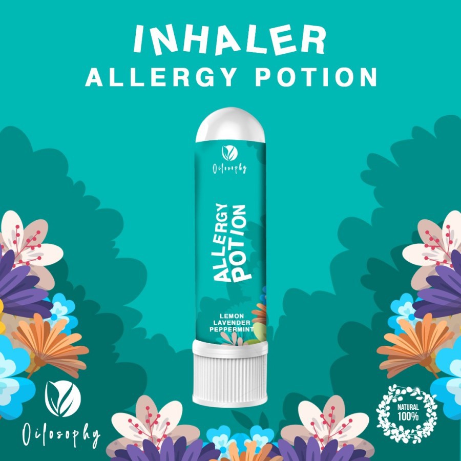 OILOSOPHY INHALER ESSENTIAL OIL INSOMNIA DIET HAPPY ALERGI | MINYAK ESENSIAL AROMATERAPI