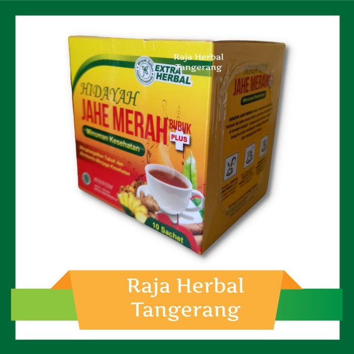 

Jahe Merah Hidayah box isi 10 sachet