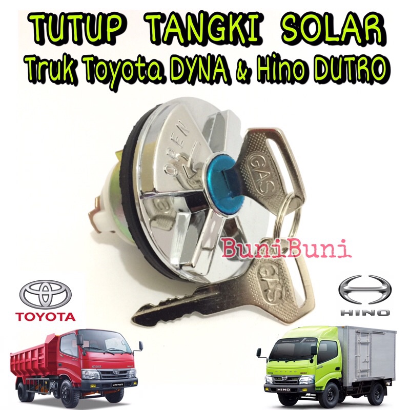 Tutup Tangki / Tengki Minyak Solar Untuk Truk Toyota Dyna Rino - Saurus &amp; Hino Dutro