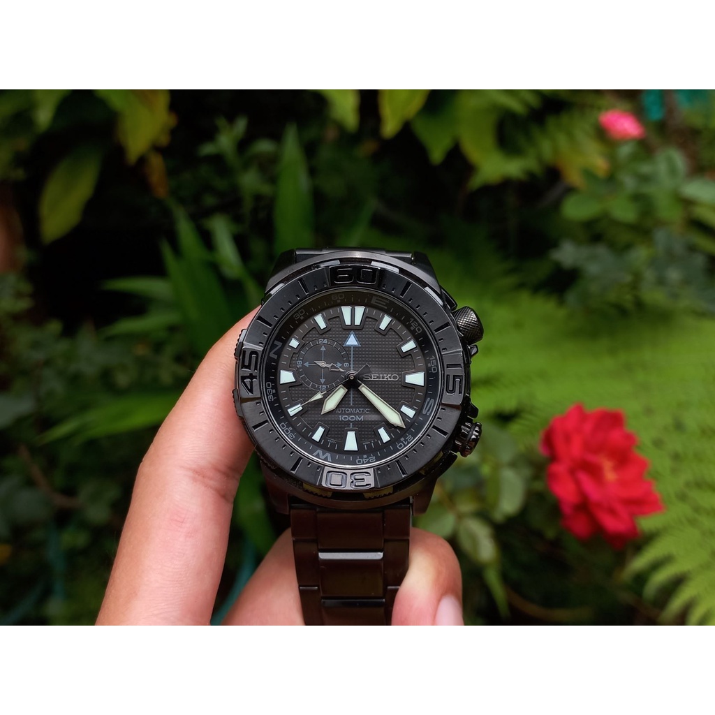 Seiko SSA051 Black 4R37-00F0 Automatic Watch