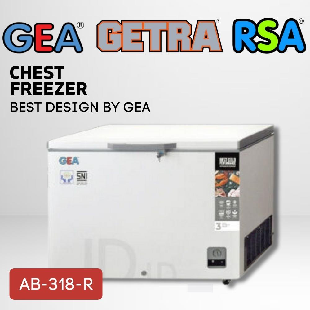 CHEST FREEZER GEA AB-336-R FREEZER BOX FROZEN FOOD AB-318-R ORIGINAL GARANSI RESMI