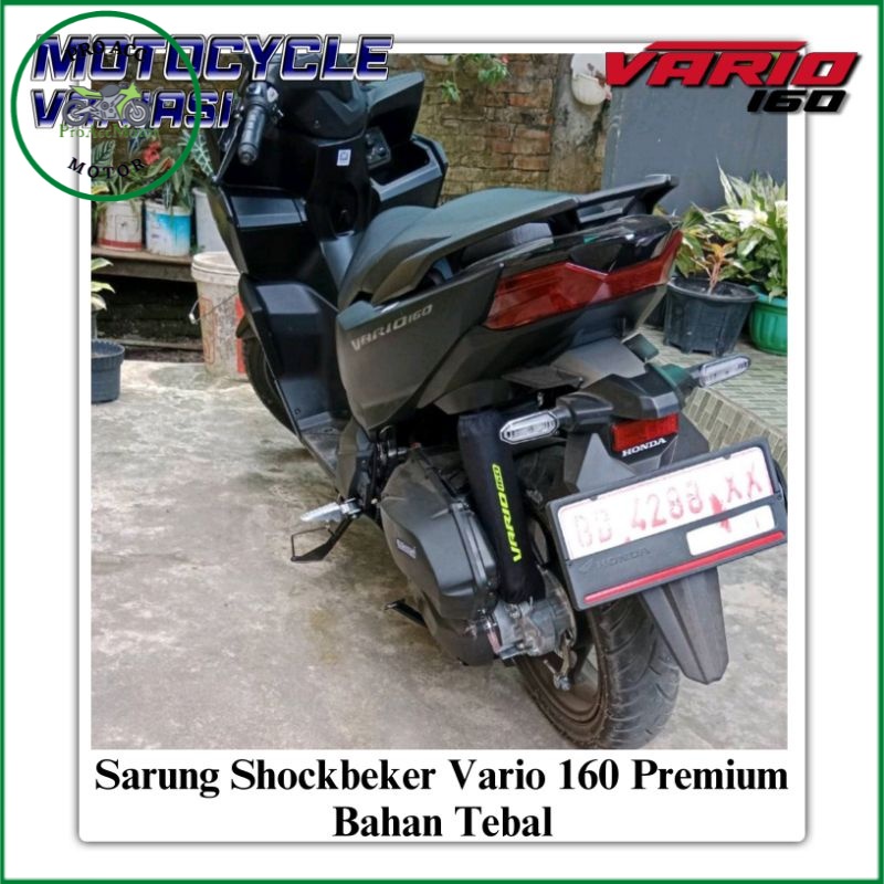 Sarung Pelindung Shockbeker Vario 160 Cover Shockbreaker Vario 160 Bahan Tebal (COD)