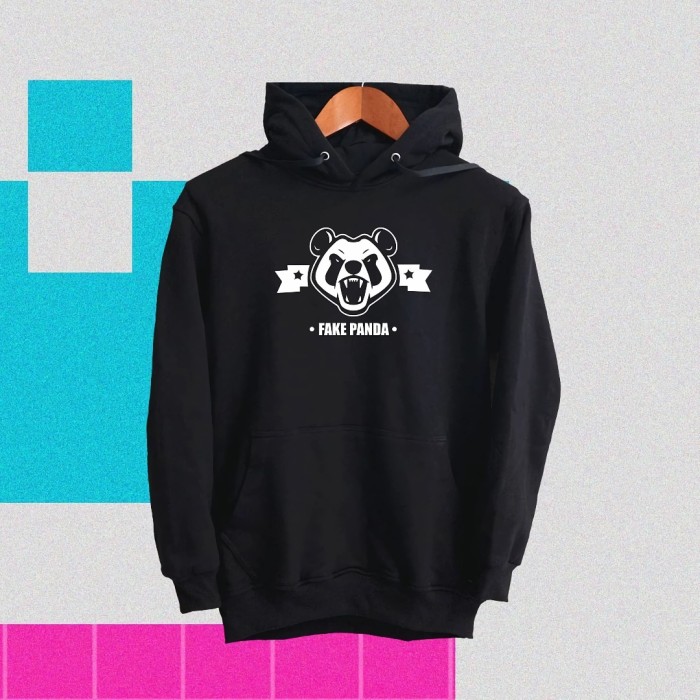 HOODIE CUSTOM PREMIUM FAKE PANDA / HOODIE PRIA WANITA