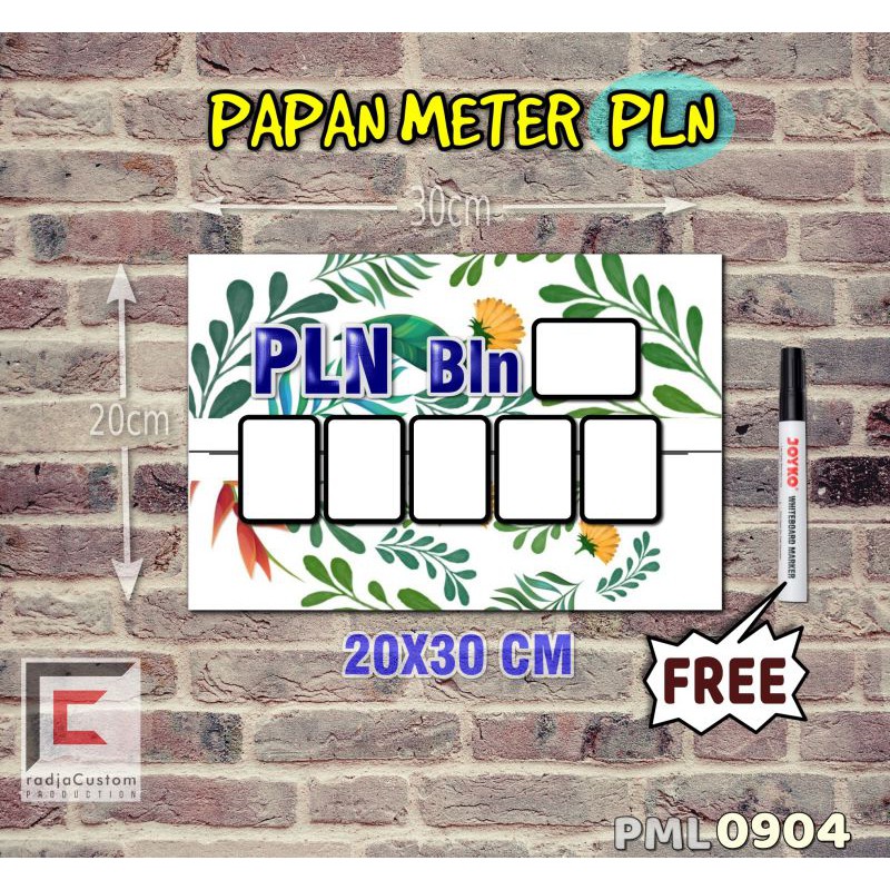 

RadjaCustom Papan Meter Listrik PLN PAM motif Unik - Lukis 04