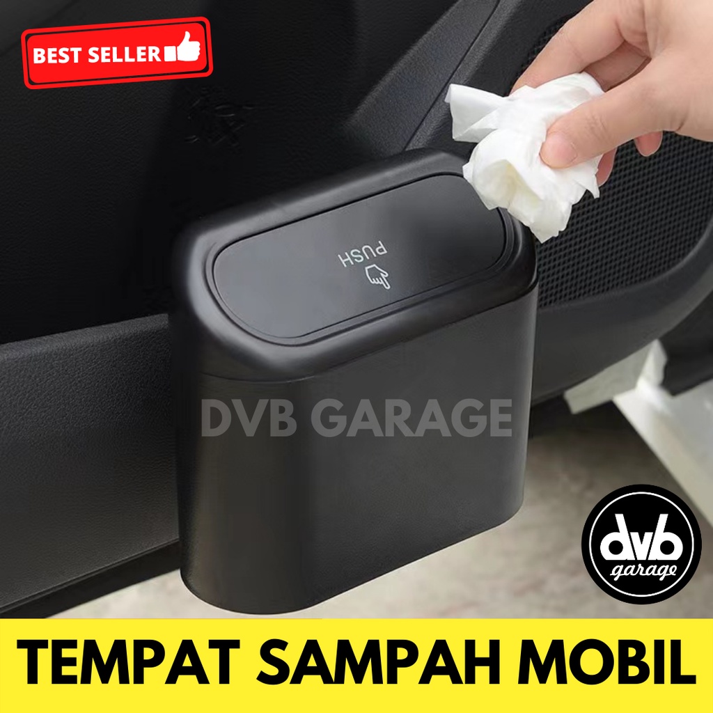 TEMPAT SAMPAH MOBIL - TONG KOTAK PENYIMPANAN SERBAGUNA TRASH DUST BIN