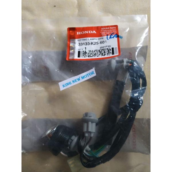 Soket fitting lampu depan k25-601 beat esp 2015-2016