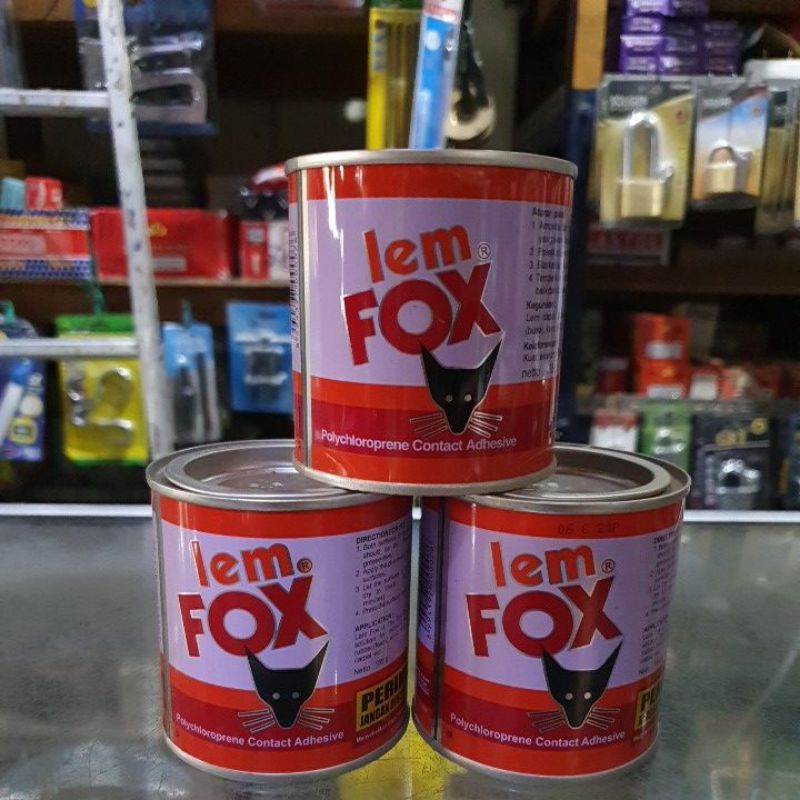 

Lem Kuning Fox 185 gr/lem serbaguna, lem sandal, lem sepatu, lem karpet, lem multifungsi