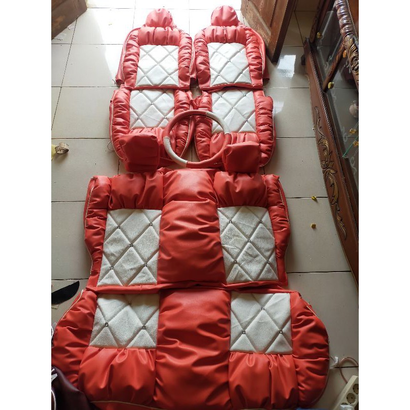 cover jok sarung jok bungkus jok mobil Agya model sofa
