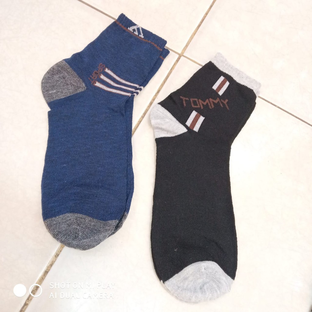 Kaos Kaki Pria Model Klasik Bahan Katun Bambu Fiber untuk Musim Panas