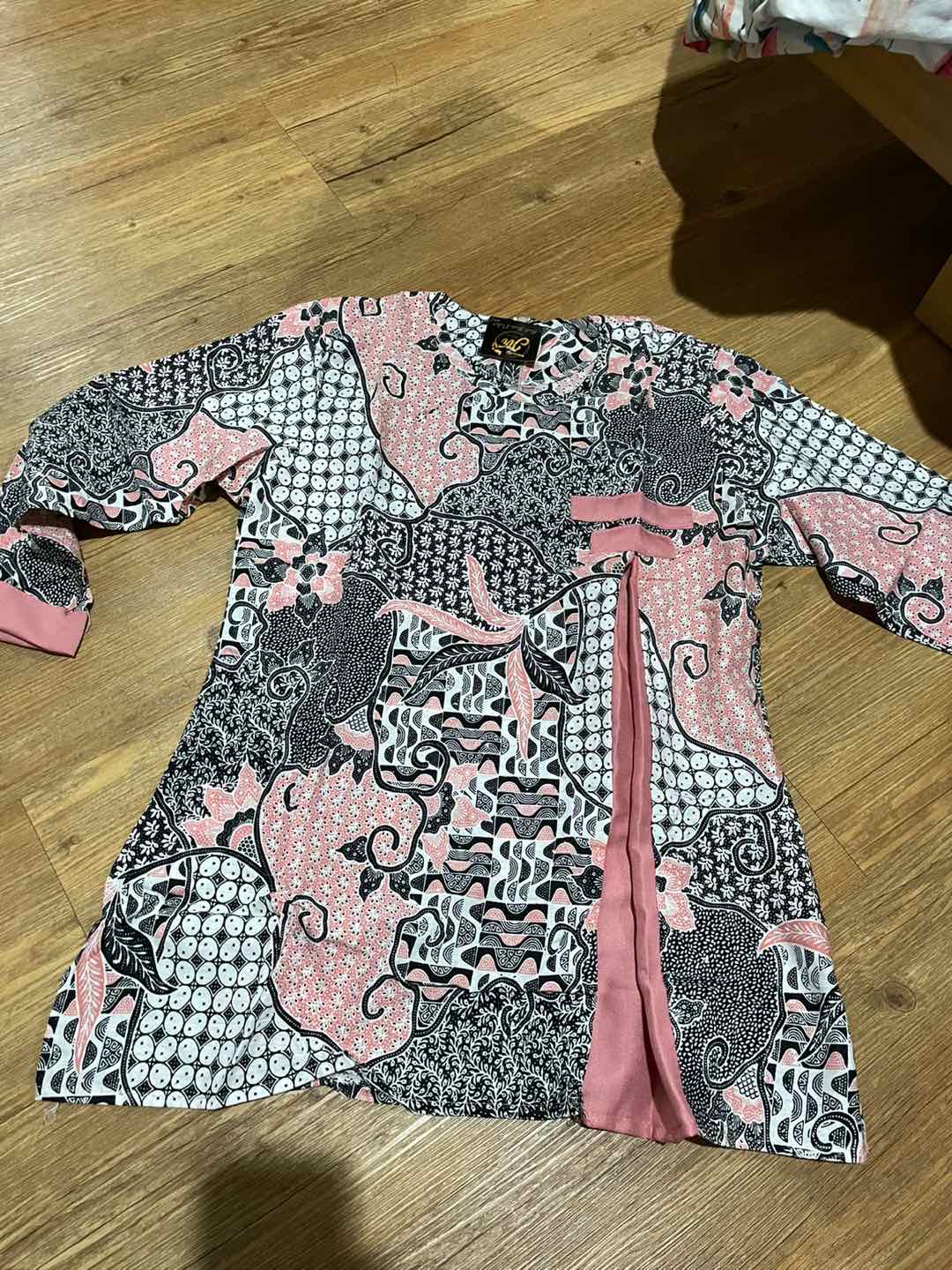 Batik Wanita Asj Sa Hrb026 Kenongo Kemeja Tosca Pendek