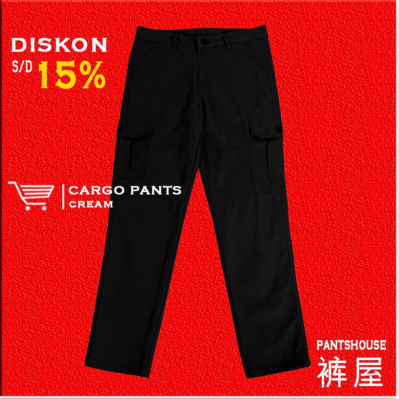 PANTSHOUSE | CELANA CARGO PRIA - CELANA PANJANG CARGO - CELANA PANJANG - CARGO - CELANA CARGO - CELA
