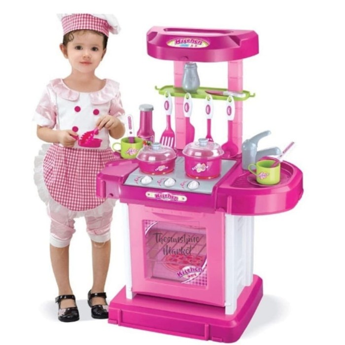 MAINAN ANAK PEREMPUAN KITCHEN SET BESAR/MAINAN MASAK MASAKAN BESAR 008