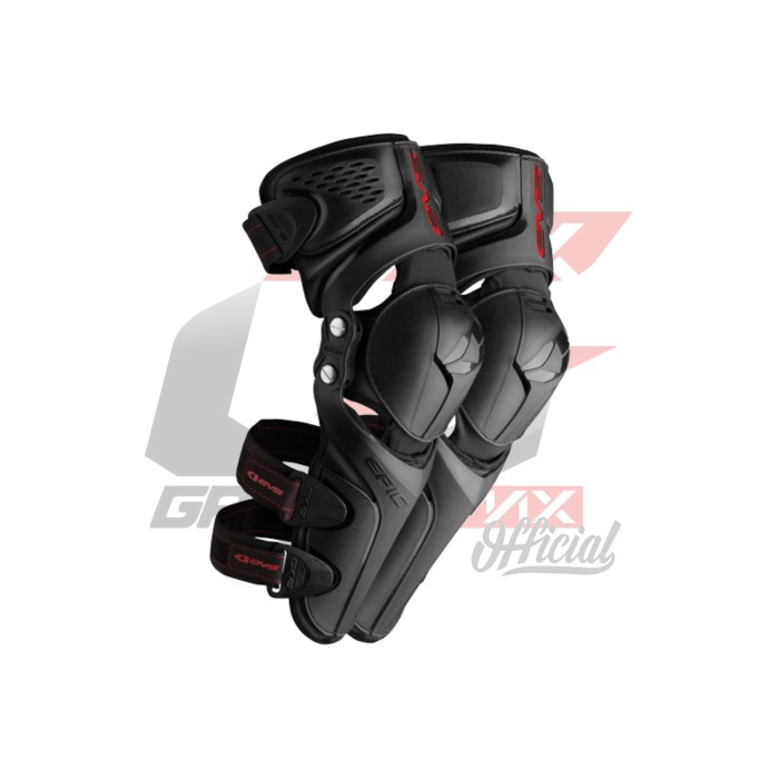 EVS EPIC KNEE PAD - BLACK RED