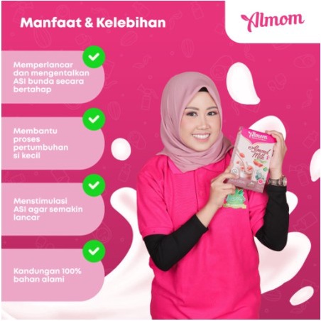 Paket Mama Bear Teh Booster Asi Almon Mix Almom Terlaris Coklat Nutella Nutela ECERAN