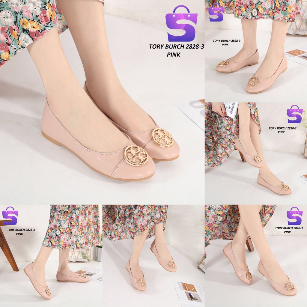 SEPATU WANITA FLAT SHOES KULIT 2828-3