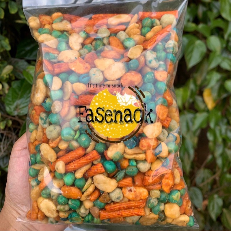 Jual Kacang Campur Mix 250 Gr Cemilan Snack Kiloan Murah Shopee