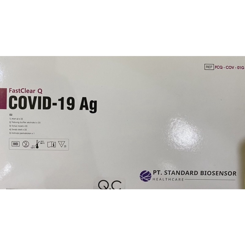 SD biosensor Fastclear Q naso AKD isi 25pcs