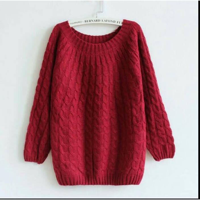 Promo Sweater wool rajut Limited